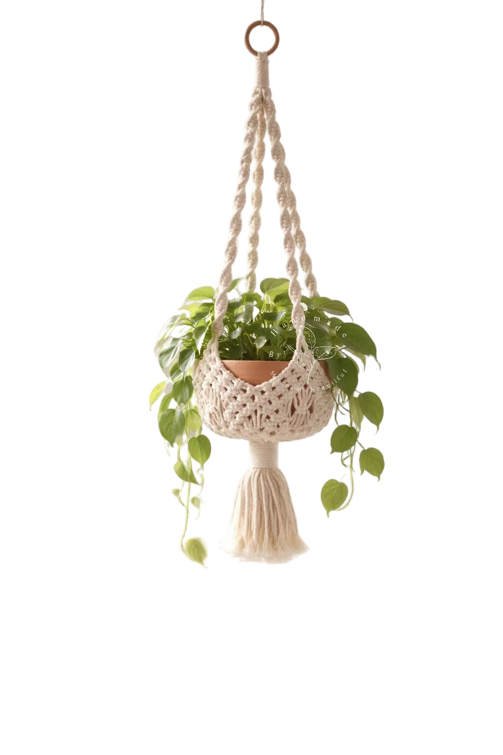 Large macrame plant hanger Macrame planter Macrame plant holder Indoor hanging planter Makramee blumenampel Gifts for her Plant lover gifts