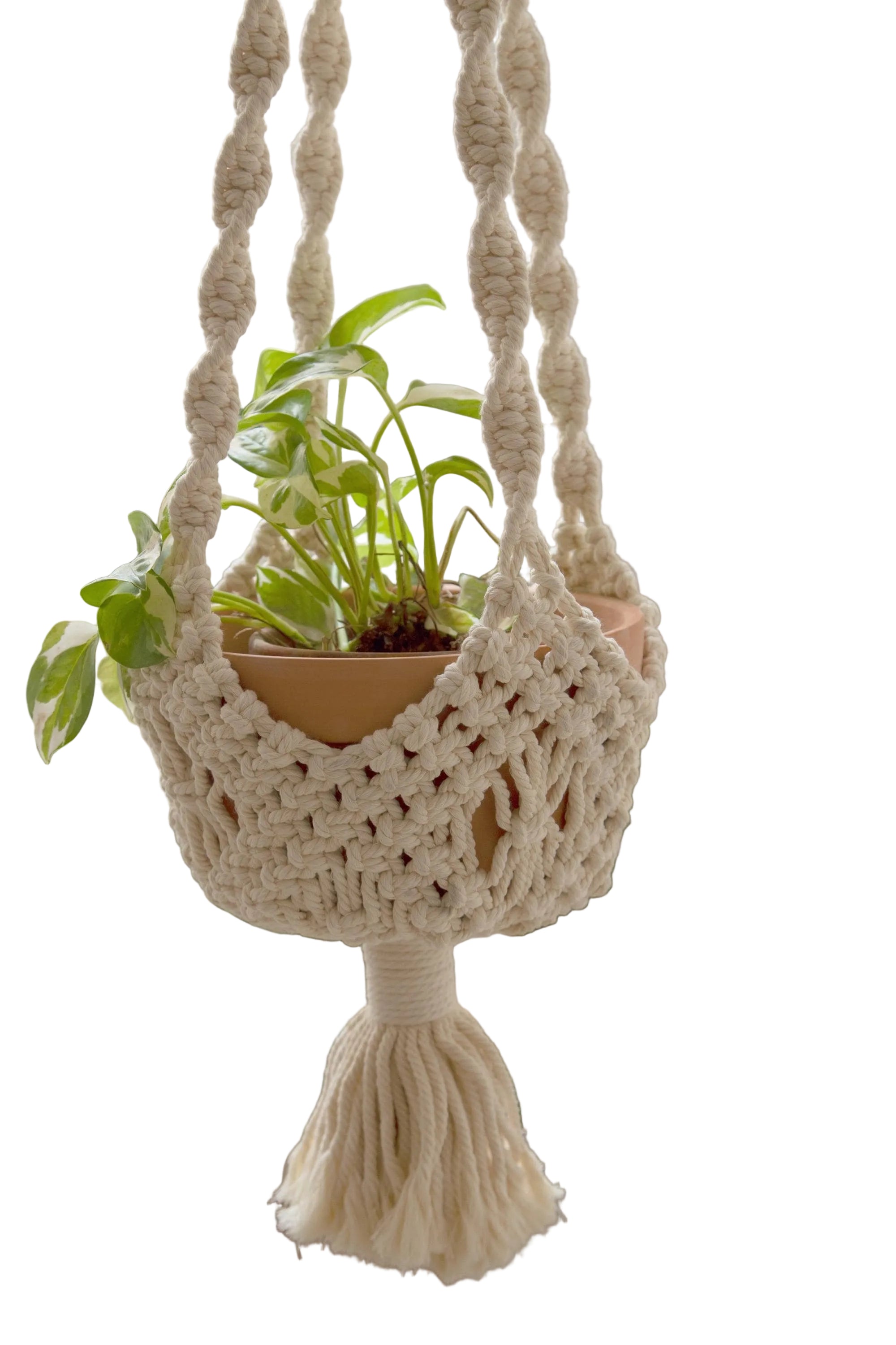Large macrame plant hanger Macrame planter Macrame plant holder Indoor hanging planter Makramee blumenampel Gifts for her Plant lover gifts